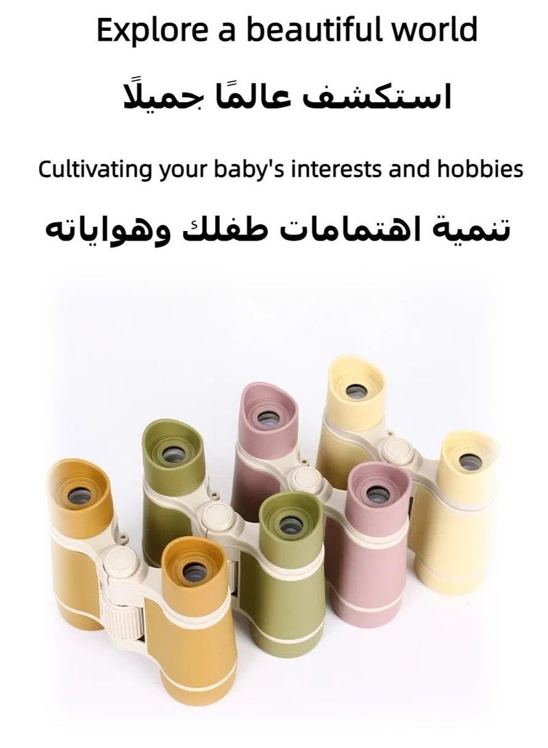 Kids Binocular Telescope, 4x binoculars designed especially for kids, Waterproof Binoculars, Small Telescope for Bird Watching Camping Outdoor Play - Image 3